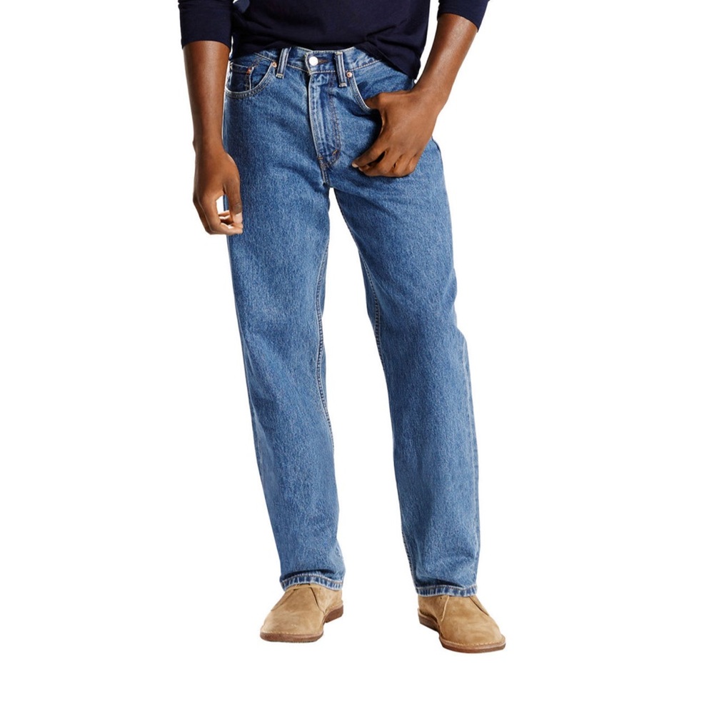 Levi’s Men’s 550 Relaxed Fit Jeans Light Stonewash 34x34L NWT